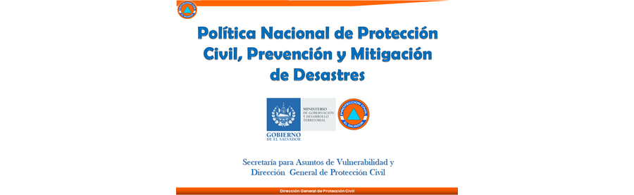 Política Nacional de Protección Civil